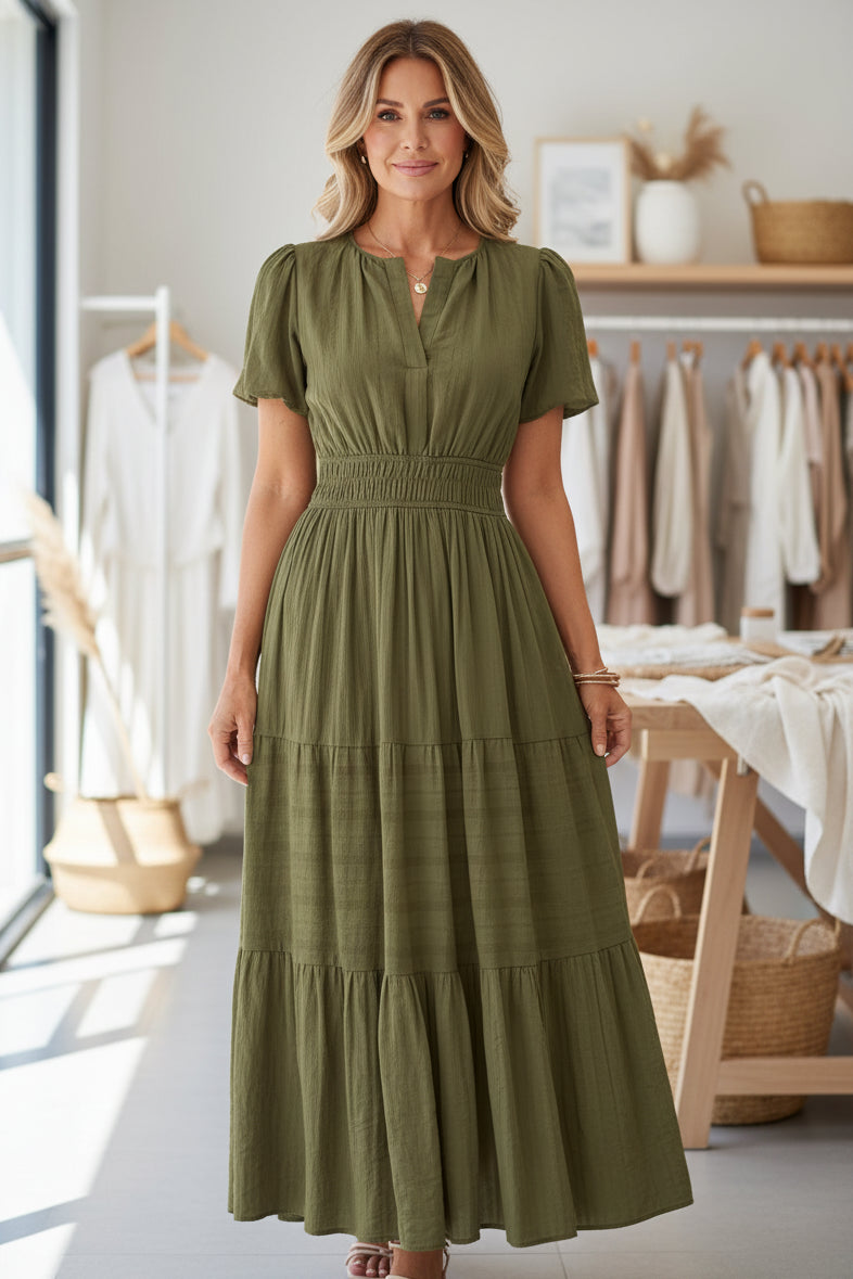 ALINA – COTTON WHISPER DRESS