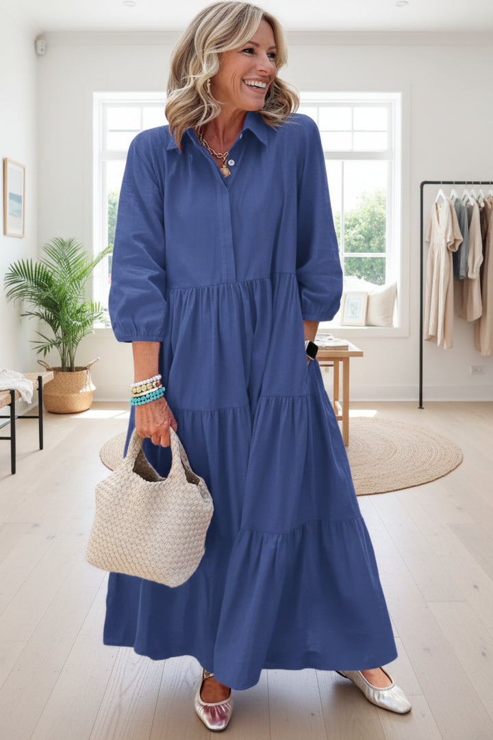 SOLENEA – CLASSIC SHIRT DRESS