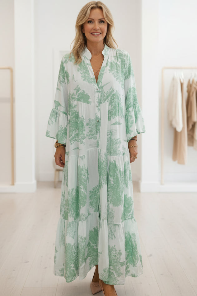 OLIVIA - BOTANICAL MAXI DRESS