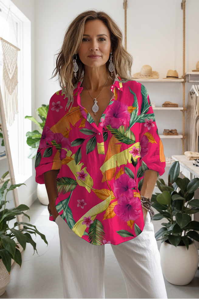 KAIA - TROPICAL PARADISE SHIRT