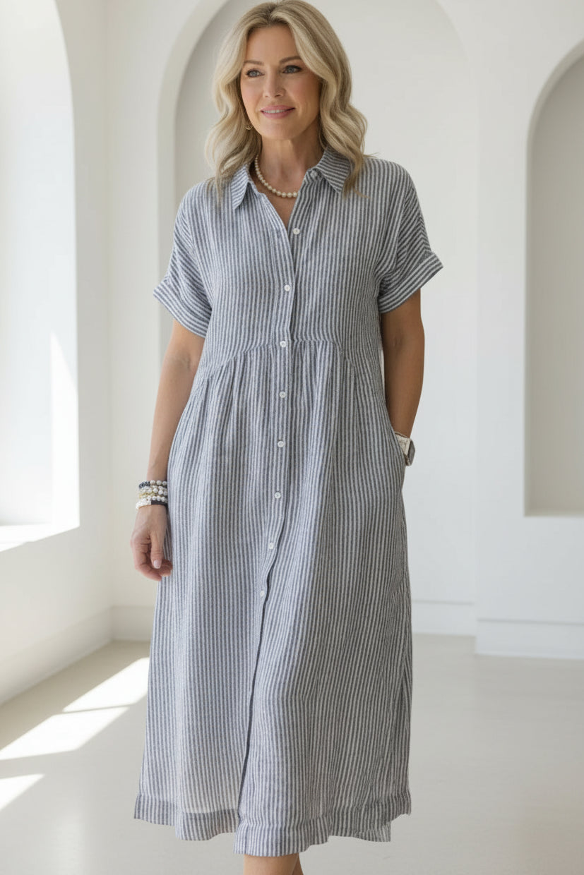 MARIA - LOOSE STRIPE DRESS