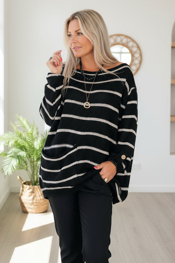SYLVIA - STRIPED SWEATER