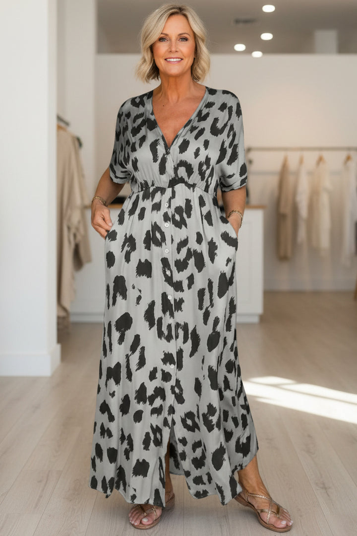 BONNIE - STYLISH LEOPARD DRESS