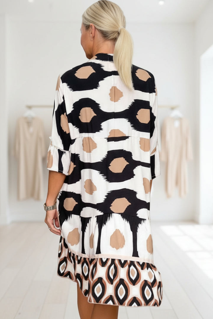 TINA - STYLISH PRINT DRESS