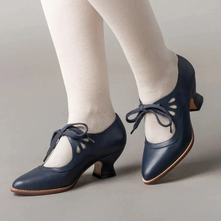 ZAYANA - ORTHOPAEDIC LEATHER HEELED SANDALS