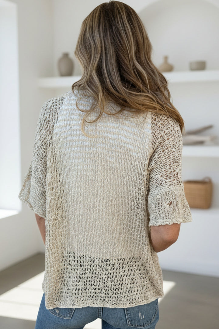 LILY - ELEGANT TEXTURED TOP