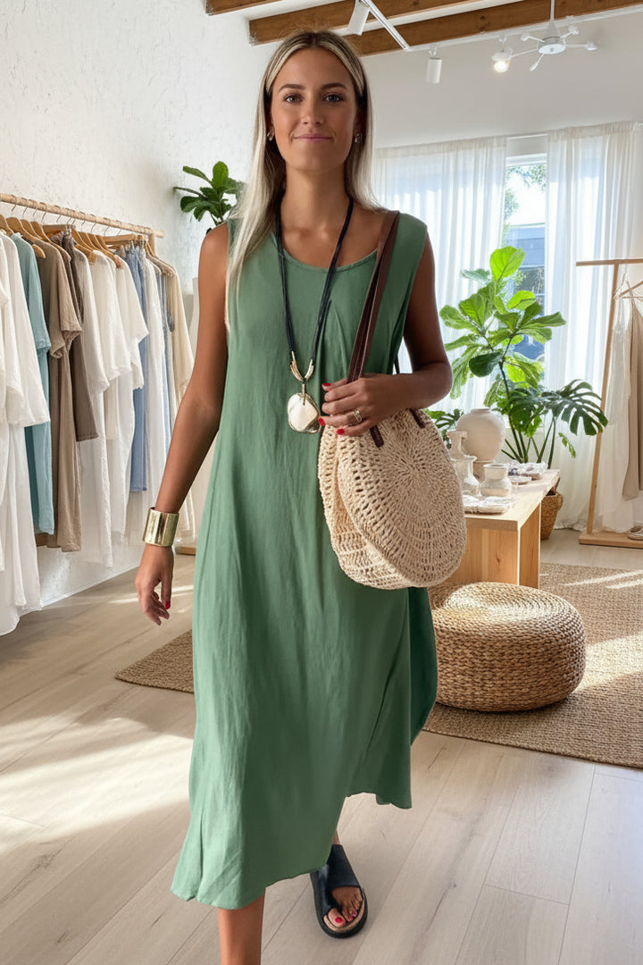 ALURA - RELAXED SLEEVELESS DRESS